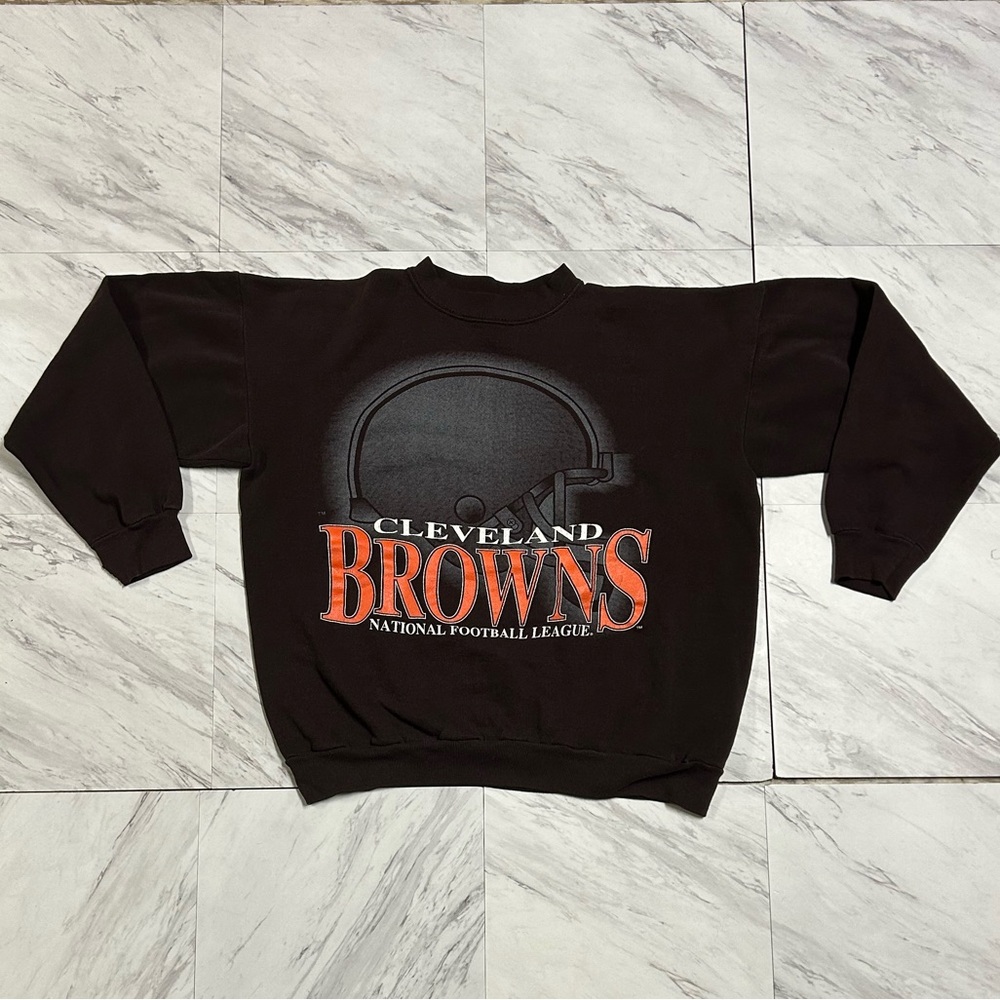 Vintage, Cleveland Browns 90s logo 7 crewneck
